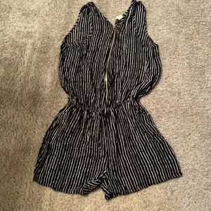 Striped romper